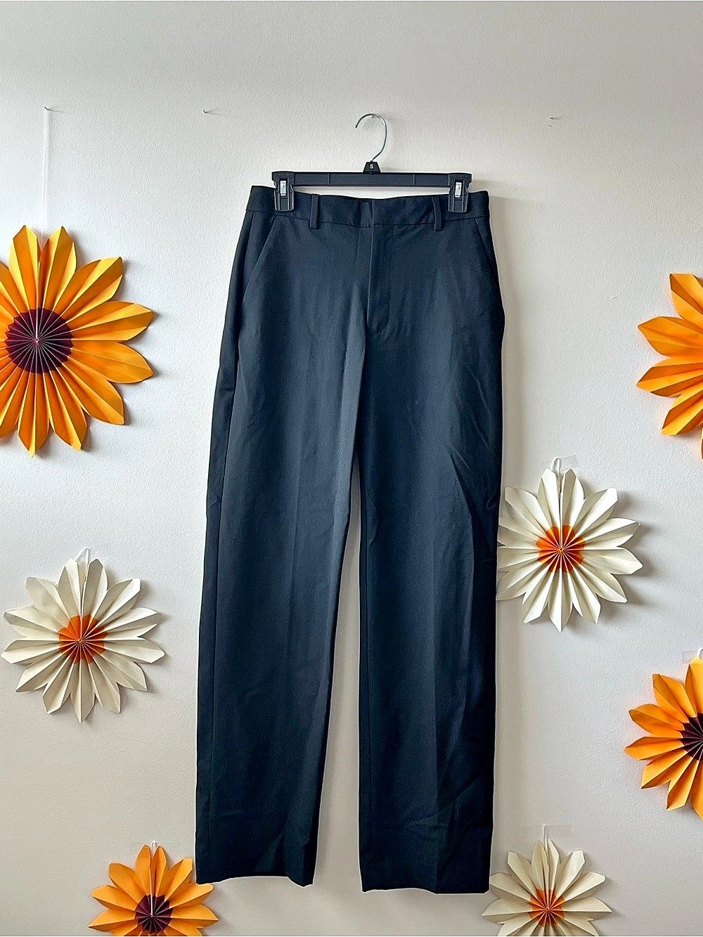 Banana Republic Women's Straight-Leg Dress Pants in Black Size 4